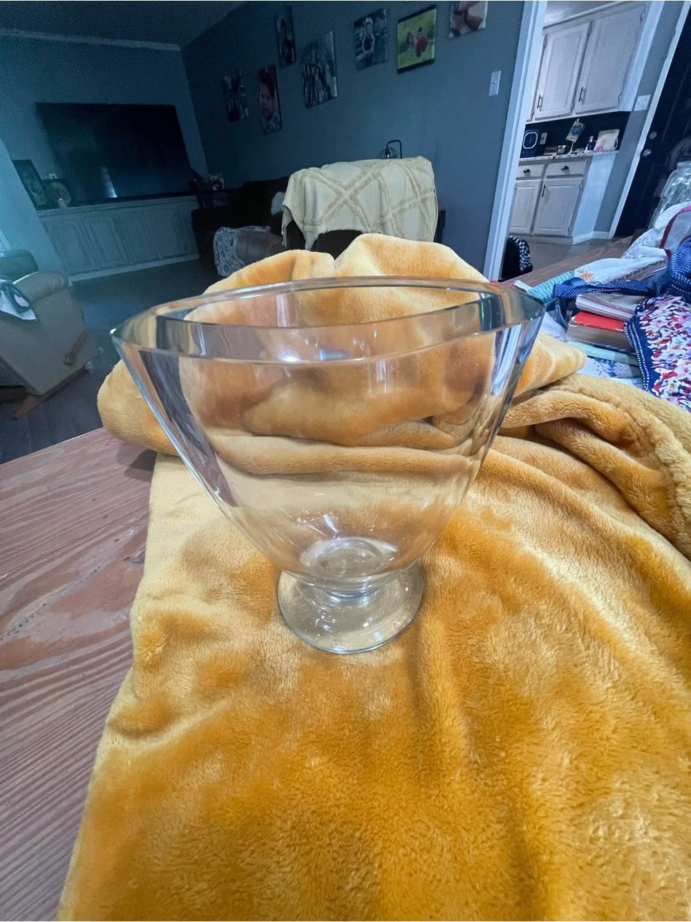 Strombergshyttan Crystal Vase Stromberg Swedish Mid Century Modern Art Glass